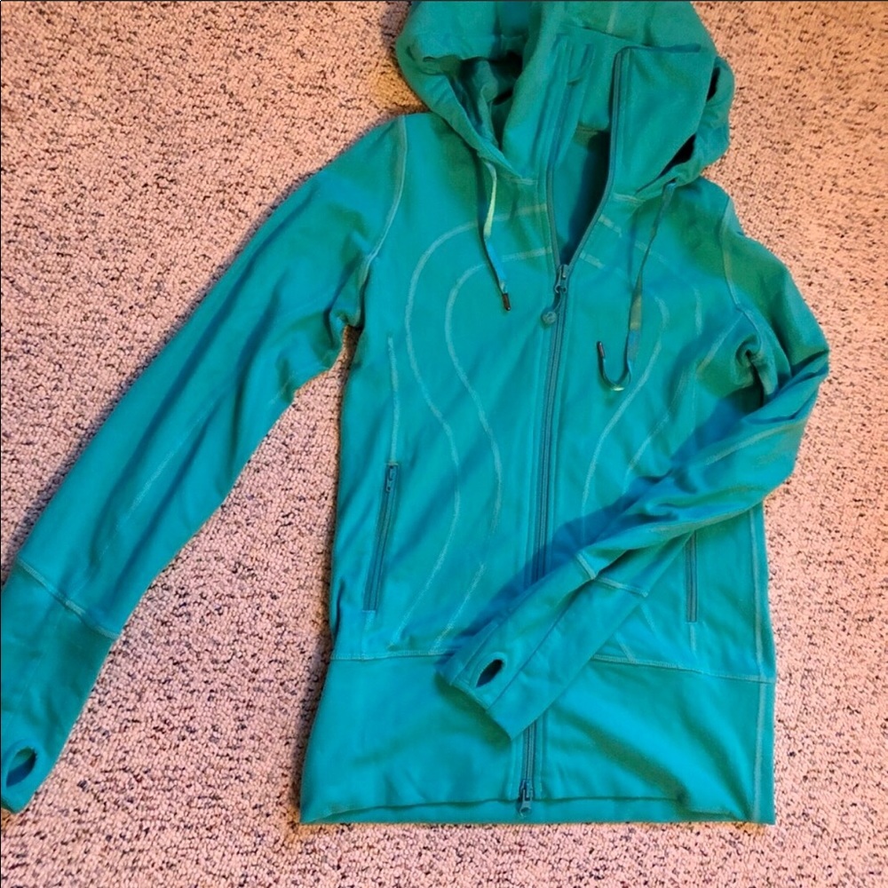 Teal Lululemon Stride Jacket